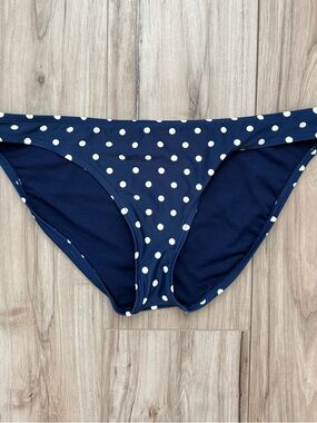 Shade & Shore Navy Polka Dot Bikini Bottoms